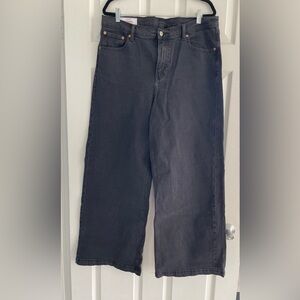 GAP High Rise Stride Wide-Leg Jeans